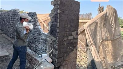 إزالة  ٤٣ بناء مخالف علي أملاك الدولة بالجيزة| فيديو 