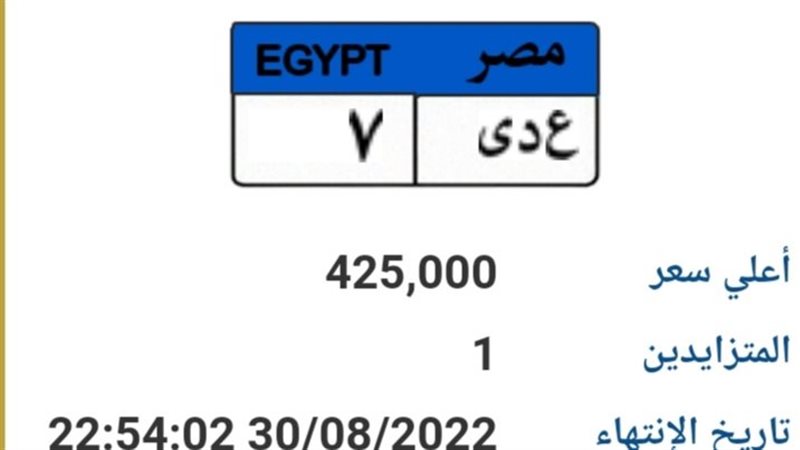 لوحات معدنية مميزة
