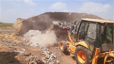 حملة مكبرة لإزالة التعديات على أملاك الصرف بطنطا خلال الموجة الـ٢٠ | فيديو