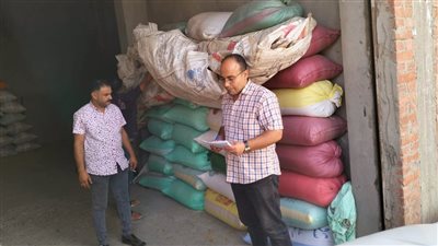 ضبط 17 طن أرز شعير وقمح ومخلل في حملات تموينية في الدقهلية