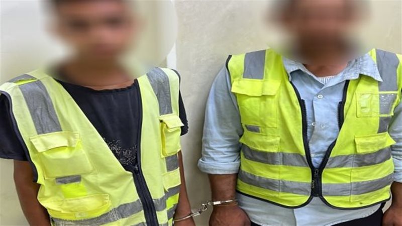ضبط شخصين لإتلافهما