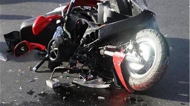 حادث دراجة بخارية