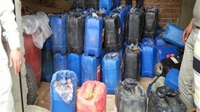 إحباط محاولة بيع 108 آلاف لتر بنزين في السوق السوداء بالمنوفية