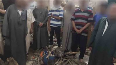 ضبط 9 أشخاص للتنقيب عن الآثار في الشرقية 