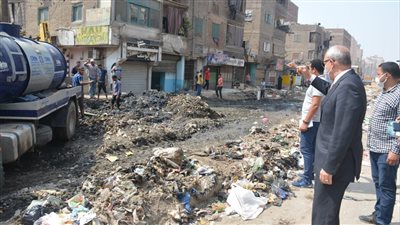 رفع 3000 طن قمامة بشبرا الخيمة 