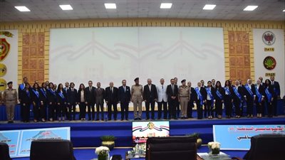 القوات المسلحة تحتفل بتخريج الدفعة 54 للملحقين الدبلوماسيين بعد إتمام دورتهم التدريبية بالكلية الحربية