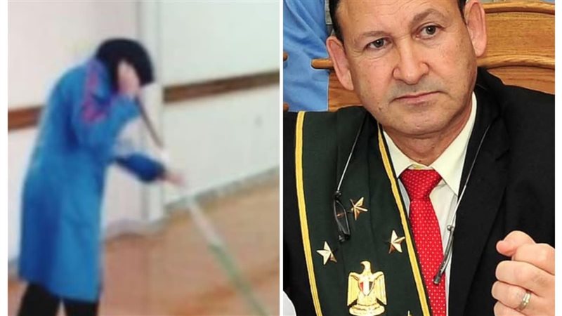 المحكمة وعاملة النظافة