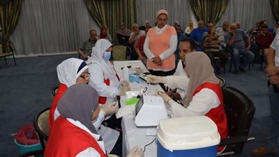 قافلة طبية مجانية للكشف علي أهالي أوسيم في الجيزة