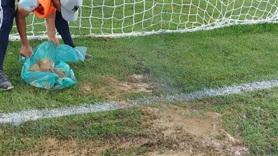 منتخب الناشئين يشكو أرضية ملعب مستغانم قبل مواجهة المغرب في كأس العرب | صور