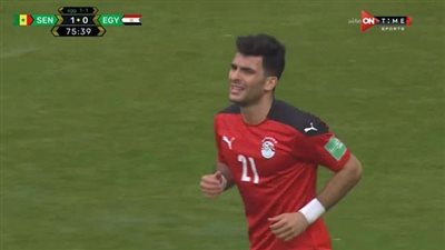 زيزو يسجل الهدف الثاني لمنتخب مصر في مرمى إثيوبيا
