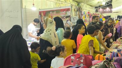 إقبال أهالى الإسماعيلية على معرض أهلا  مدارس 2022| صور