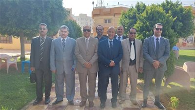 نقيب المحامين بالإسماعيلية يستقبل اللجنة المشرفة على انتخابات النقيب العام