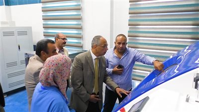 بدء التشغيل التجريبي لمعامل هيئة الرقابة على الصادرات والواردات بميناء السخنة