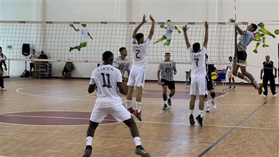 منتخب الطائرة يفوز على ليبيا في البطولة الأفريقية للناشئين 