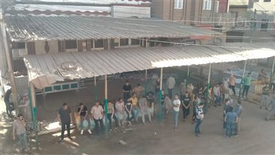 توافد أهالي طوخ طنبشا لتشييع جثمان أماني الجزار | صور