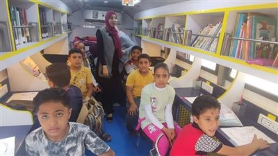 انطلاق فعاليات المكتبة المتنقلة اليوم بقرى حياة كريمة بمحافظة البحيرة|صور 