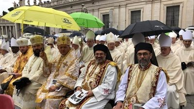 مطارنة الكنيسة الكاثوليكية بمصر تشارك في قداس تطويب قداسة البابا يوحنا بولس الأول