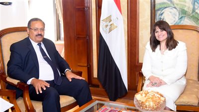 وزيرة الهجرة تبحث مع سفير مصر بأوكرانيا أوضاع الجالية المصرية