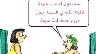 رجال ونساء فى كاريكاتير فيتو