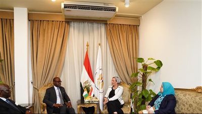 وزيرة البيئة تبحث مع رئيس اتفاقية الأمم المتحدة لمكافحة التصحر إطلاق مبادرة مشتركة