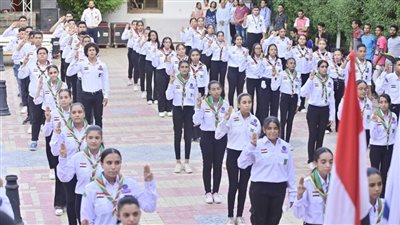 الأنبا بيمن يشهد حفل الوعد والانتقال لفريق كشافة “بنت الوالي” |صور