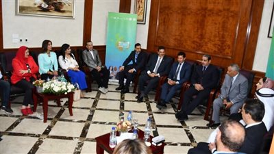 اجتماع هام لأشرف صبحي مع الاتحاد العربي للرياضة للجميع | صور