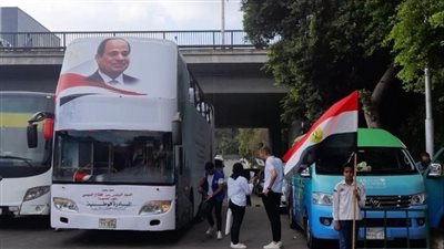 انطلاق كرفان المناخ والبيئة من مركز شباب الجزيرة إلى نادي الكشافة البحرية بالجيزة 