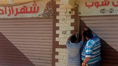 غلق مطاعم غير مرخصة بالوايلى والزاوية وإيقاف بناء مخالف بالمعادى| صور