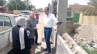 نائب محافظ الجيزة يتفقد مشروعات الرصف والتطوير بالبدرشين| صور