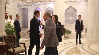 الدرندلي وزكريا ناصف وفتحي مبروك في عزاء والد أمير توفيق| صور 