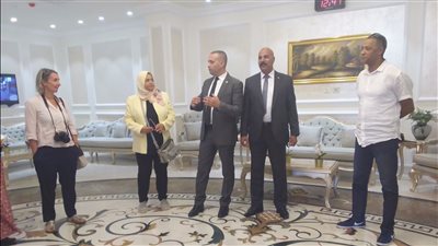 وفد الصحافة الشبابية الألمان يزور كاتدرائية المسيح وفرع نادي النادي بالعاصمة الإدارية