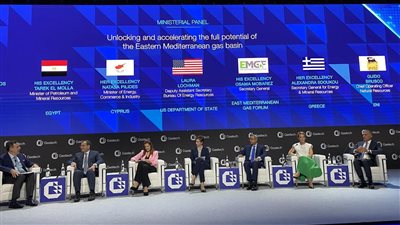 الملا: فرص كبيرة للتعاون بين دول منتدى غاز شرق المتوسط لاستغلال الاحتياطيات