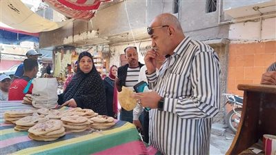 سكرتير مساعد أسيوط يترأس حملة تموينية على المخابز بحي شرق 