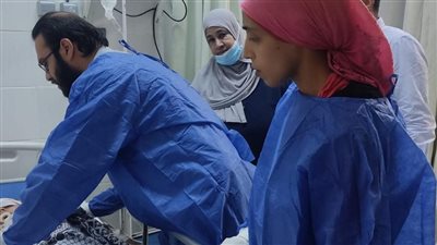 تحويل 6 حالات خطرة إلي مستشفي الغردقة في حادث انقلاب أتوبيس الزعفرانة 