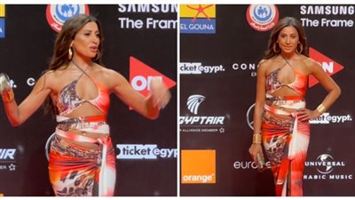 أول تعليق لـ دينا الشربيني على صورتها المثيرة للجدل بمهرجان الجونة