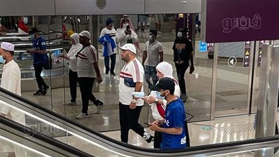 جماهير الزمالك تغزو الدوحة أثناء مباراة كأس لوسيل أمام الهلال السعودي | فيديو