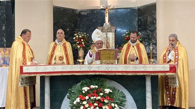 الموارنة يحتفلون بالذكرى العاشرة لتجليس المطران شيحان على إيبارشية مصر والسودان