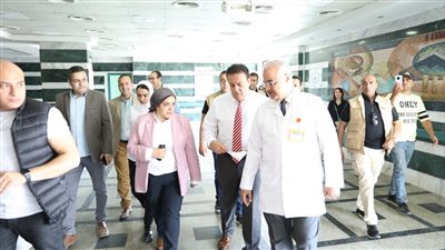 جولة تفقدية لوزير الصحة في مستشفى الهرم 