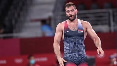 محمد مصطفى يخسر أمام بطل كوريا في بطولة العالم للمصارعة