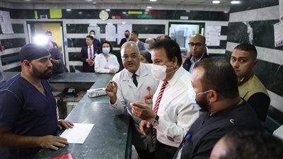وزير الصحة يتفقد مستشفى الوراق المركزي بالجيزة 