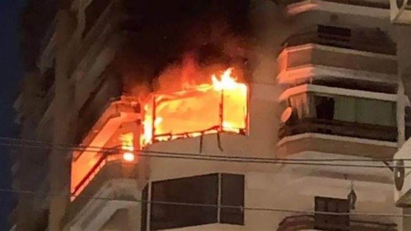 حريق شقة - صورة أرشيفية