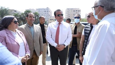 وزير الصحة في جولة ميدانية بمعهد القلب القومي 