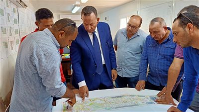 رئيس جامعة المنصورة يتفقد المرحلة الثالثة للمنشآت الجديدة استعدادا للعام الدراسي الجديد