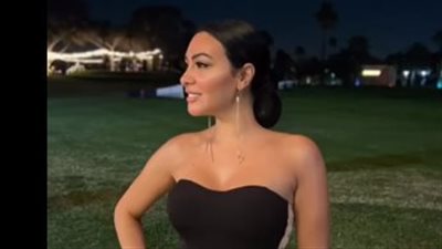 ميرهان حسين تستعرض أناقتها بالأسود في أحدث ظهور لها | فيديو