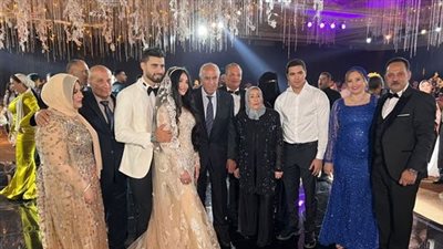 طاهر أبو زيد وعلي أبو جريشة يشهدان على عقد زواج باهر المحمدي | فيديو