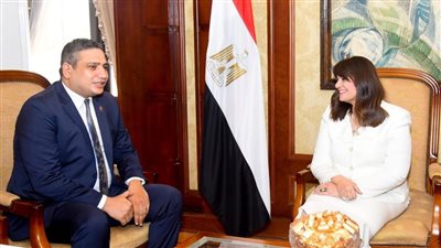وزيرة الهجرة تستقبل عضو مجلس النواب عن تنسيقية شباب الأحزاب والسياسيين