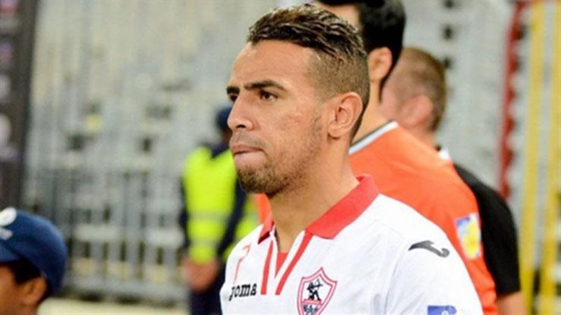  حازم إمام لاعب الزمالك