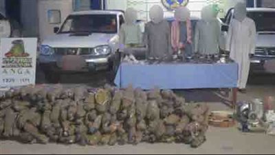 إحباط ترويج 795 كيلو حشيش وبانجو بقيمة 4 ملايين جنيه |صور 