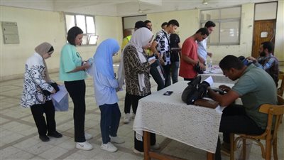 انطلاق أعمال الكشف الطبي للطلاب الجدد المرشحين لكليات جامعة المنيا |صور