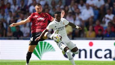 ريال مدريد يتعادل بهدف مع مايوركا في الشوط الأول 